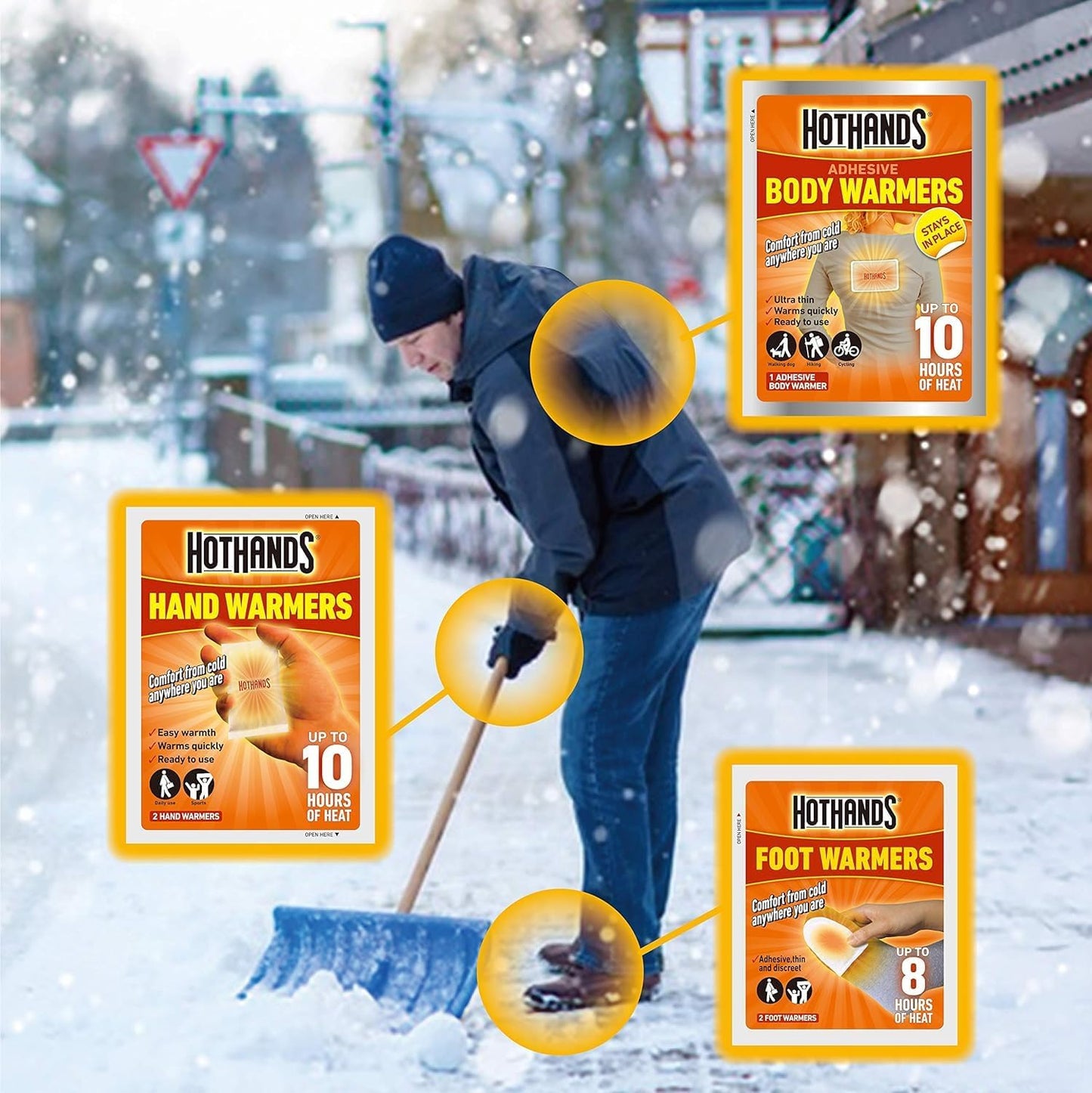 Hand Warmers - 5 Pairs - 10 Hours of Heat - Air Activated - Ready to Use