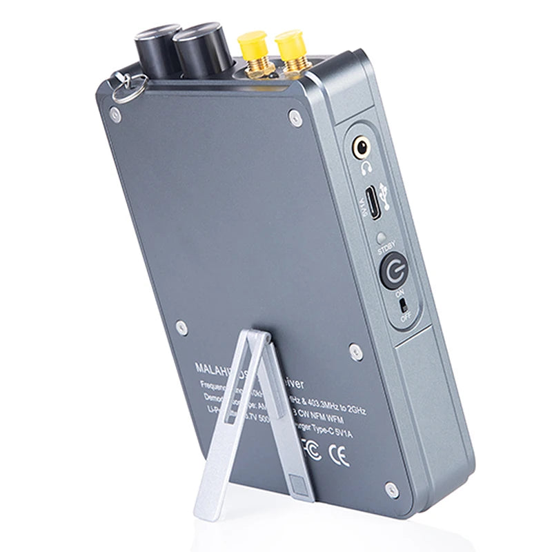 2Nd Upgraded Generation Malahit-Dsp2 SDR Radio Receiver 10Khz-380Mhz 404Mhz-2Ghz Built-In 5000Mah Battery