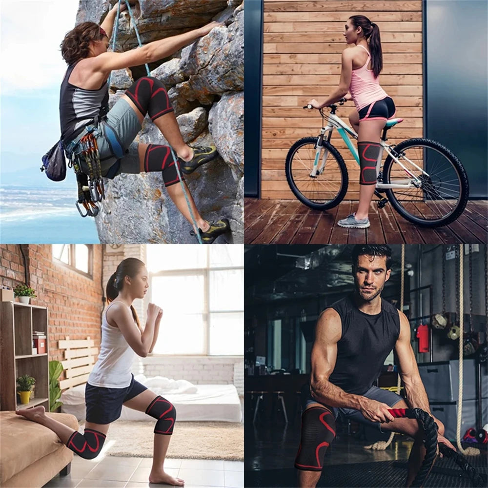 SKDK Fitness Protective Knee Pad Sports Elastic Sweatproof Knee Brace for Running Basketball Volleyball Tennis Sports