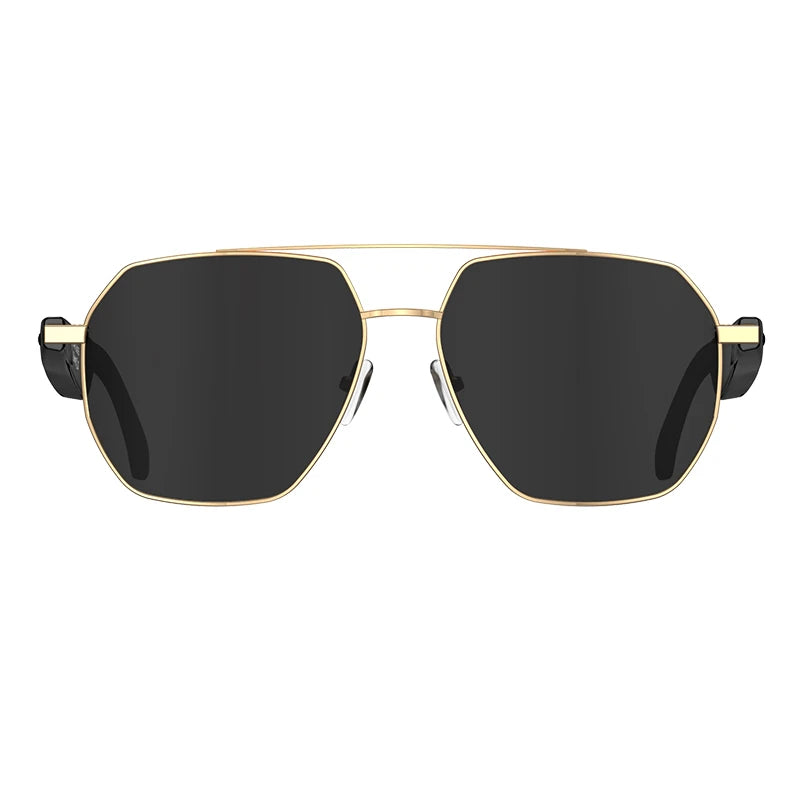 W100C Bluetooth AI Translator Smart Glasses Real-Time 163 Languages Translation IP67 Waterproof UV400 Protection Chatgpt 4.0 Touch Control ENC Noise Cancellation Sports Sunglasses