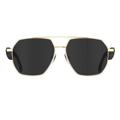 W100C Bluetooth AI Translator Smart Glasses Real-Time 163 Languages Translation IP67 Waterproof UV400 Protection Chatgpt 4.0 Touch Control ENC Noise Cancellation Sports Sunglasses