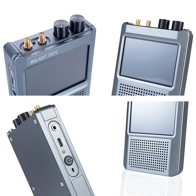 2Nd Upgraded Generation Malahit-Dsp2 SDR Radio Receiver 10Khz-380Mhz 404Mhz-2Ghz Built-In 5000Mah Battery