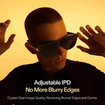 XREAL One AR Smart Glasses 477" HD Screen 3Dof Space Hovering 3D Real Glasses for Iphone Switch PS5 Game Private Cinema