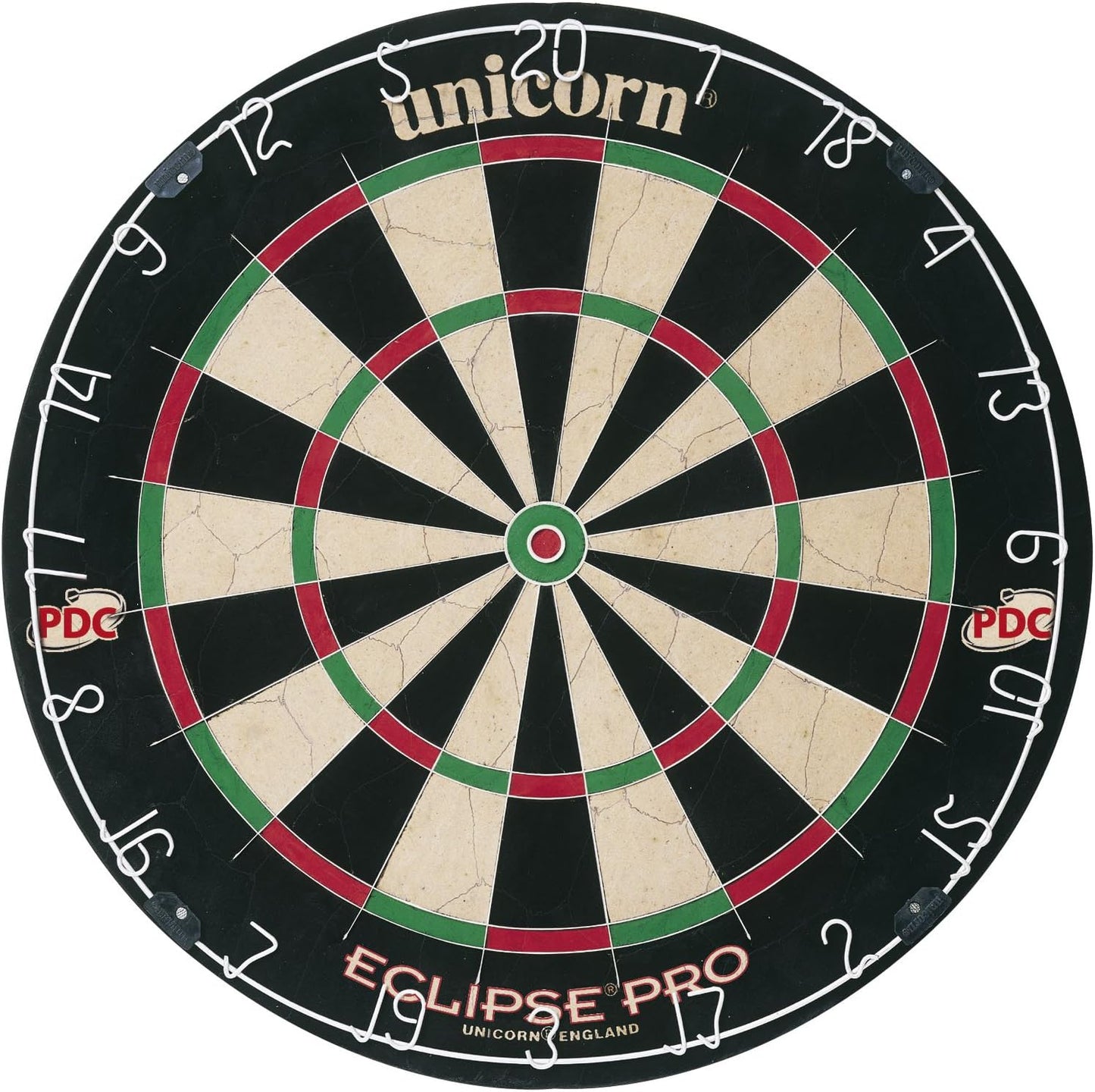 Eclipse Pro Professional Bristle Dartboard with Competition-Grade Sisal, Spider, and Number Ring for Adults