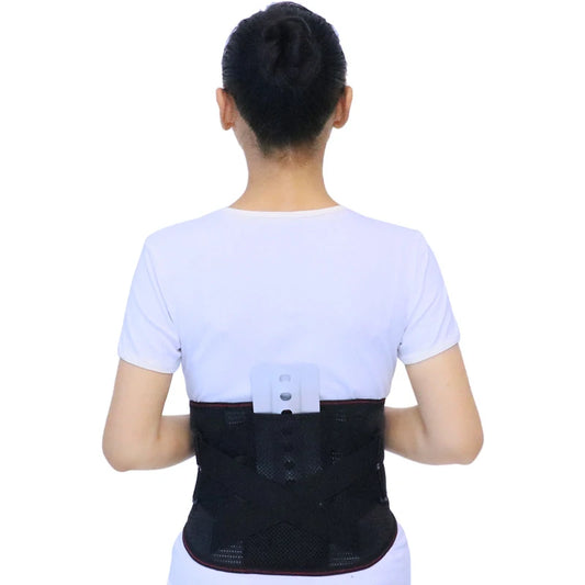 Back Support Belt Widen Comfort Anti-Skid Waist Spine Protection for Sport Injury Recovery