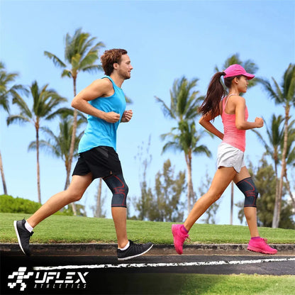 SKDK Fitness Protective Knee Pad Sports Elastic Sweatproof Knee Brace for Running Basketball Volleyball Tennis Sports