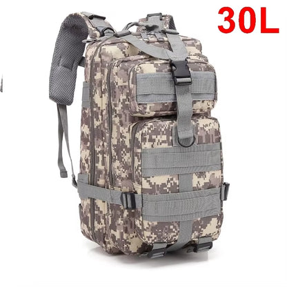 30/50L Tactical Backpacks Man Traveling Bags Survival Outdoor 3P Assault Pack EDC Molle Pack Hiking Trekking Hunting Bag
