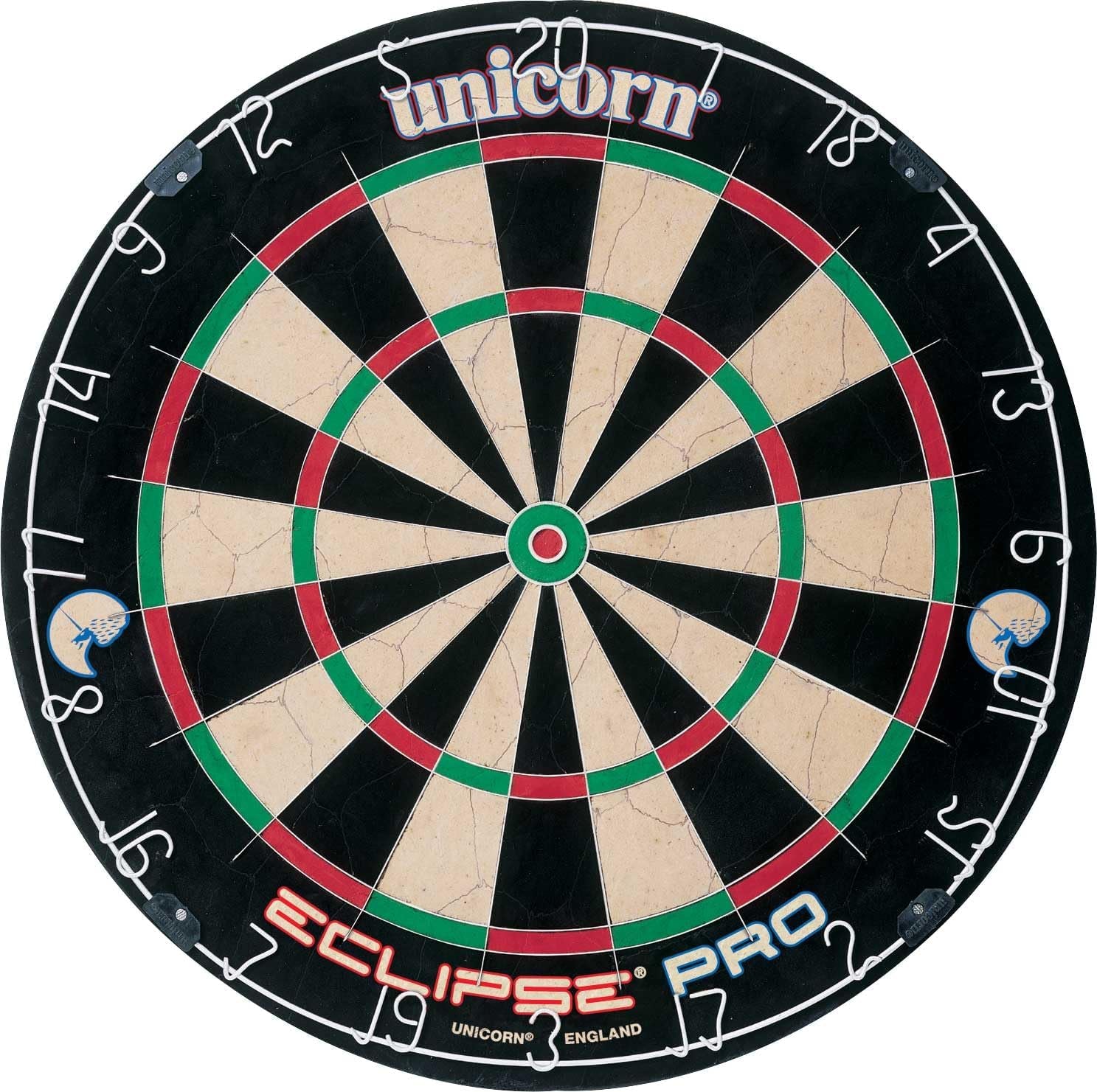 Eclipse Pro Professional Bristle Dartboard with Competition-Grade Sisal, Spider, and Number Ring for Adults