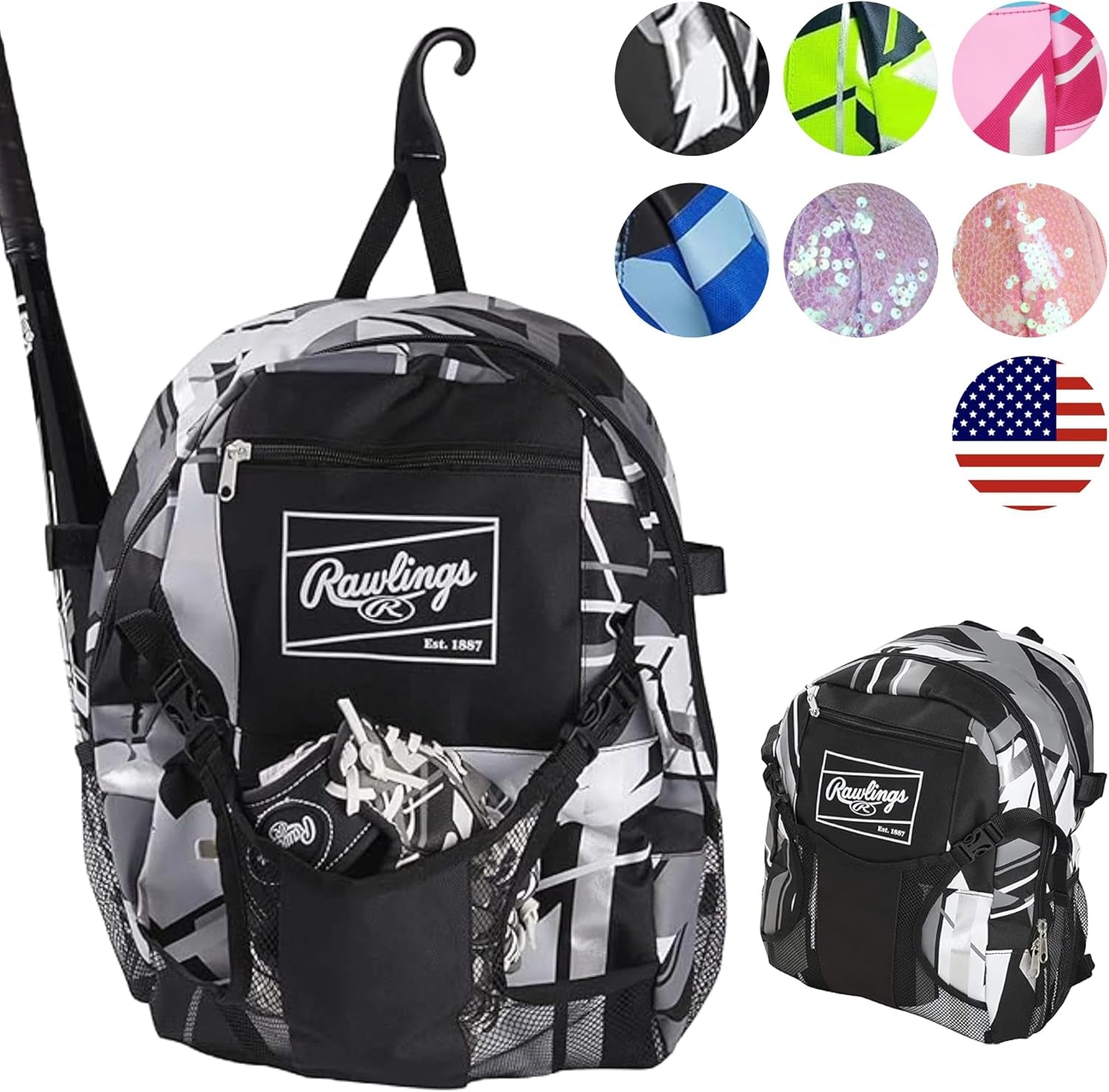 Remix T-Ball and Youth Baseball/Softball Backpack Bag Series - Available in Multiple Colors