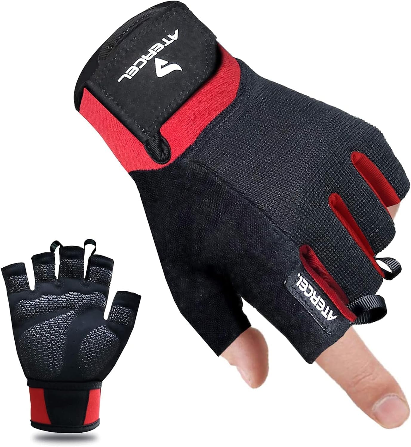 Weight Lifting Gloves, Gym Gloves for Crossfit, Workout, Exercise Cycling, Training, Breathable and Snug Fit, for Men and Women