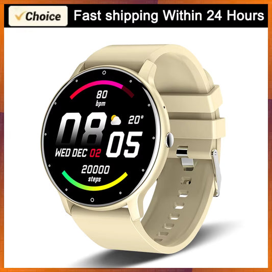 2025 Smart Watch Women Men Lady Gift Sport Fitness Watches Heart Rate Monitor Waterproof Smartwatch for Xiaomi Android IOS