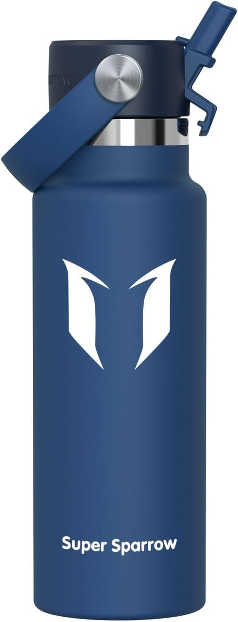 Sparrow Insulated Water Bottle - 350Ml/500Ml/750Ml/1L/1.2L - Flipflow Metal Water Bottles with Straw Lid - BPA Free - Leakproof Stainless Steel Flask for Sport, Gym, School, Outdoor, Travel