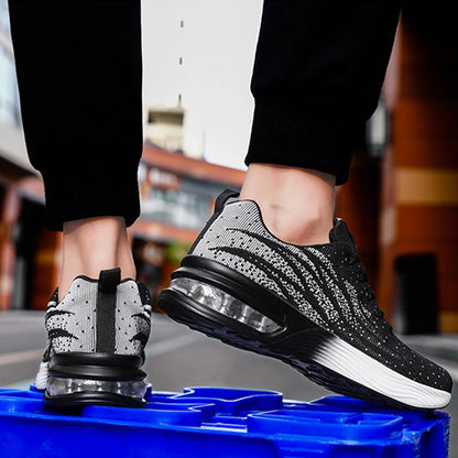 TENGOO Outdoors Mesh Material Breathable Anti-Slip Lightweight Sport Shoes Air Shoes for Running Basketball Workout Gym