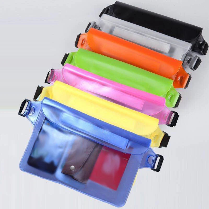 Waterproof Swimming Bag Sealing Drift Diving Waist Pack Skiing Underwater Phone Case Cover Dry Shoulder Bag for Beach Boat Sport