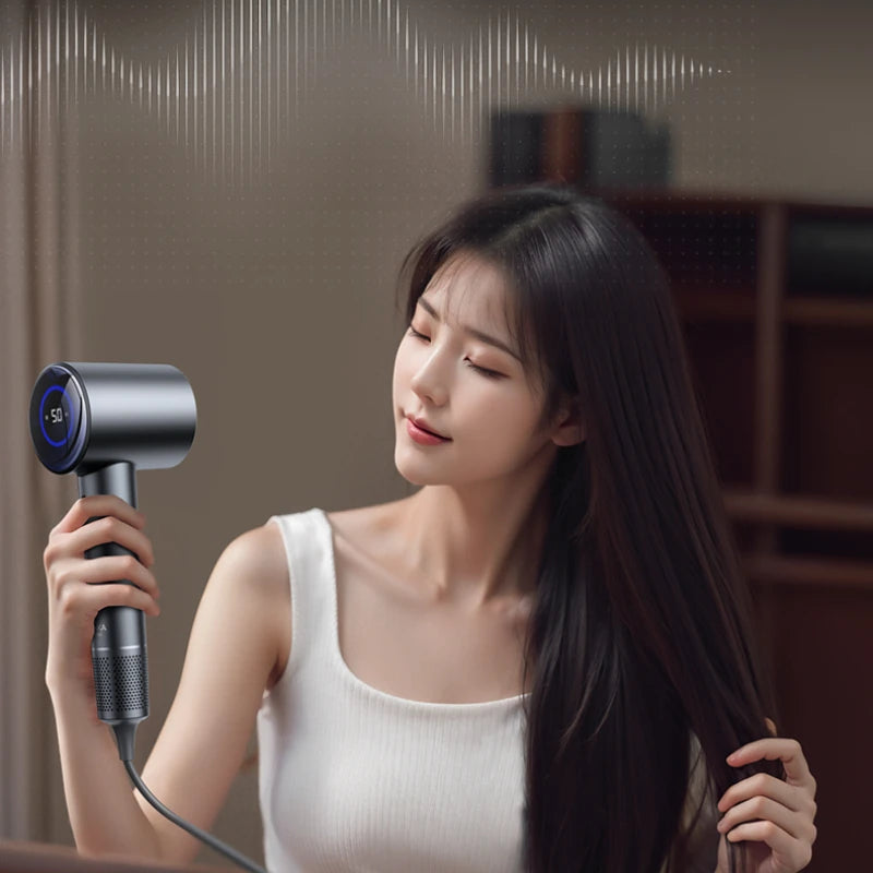 D3 1600W Hair Dryer Professional LCD Display Hair Dryer Powerful Negative Ion High Speed Hair Dryer