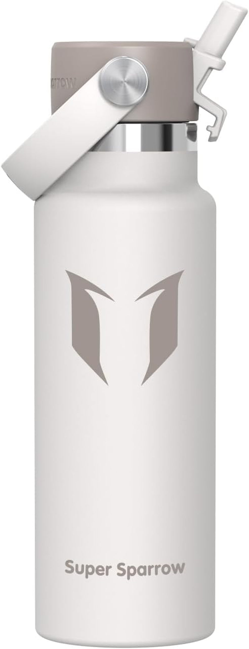 Sparrow Insulated Water Bottle - 350Ml/500Ml/750Ml/1L/1.2L - Flipflow Metal Water Bottles with Straw Lid - BPA Free - Leakproof Stainless Steel Flask for Sport, Gym, School, Outdoor, Travel