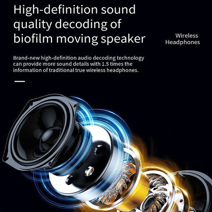 LED Smart Screen TWS Earbuds Wireless Bluetooth Earphone LED Colorful Touch Screen Panoramic Surround Sound 48H Playback Low Gaming Latency In-Ear Sports Headphones