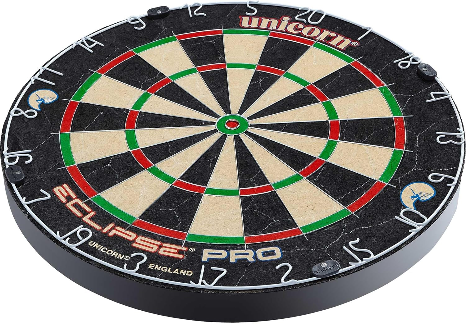 Eclipse Pro Professional Bristle Dartboard with Competition-Grade Sisal, Spider, and Number Ring for Adults