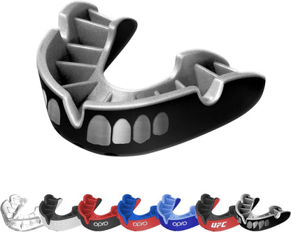 Silver Level Mouthguard Essential Fit – Gum Shield Adult and Kids –  Mouth Guard Boxing and MMA, Easy Self-Fit Gum Shield Rugby and Hockey – Superior Protection with Dental Warranty
