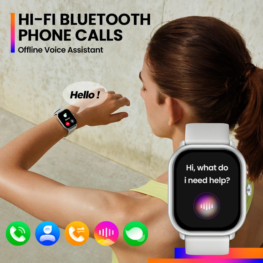 [World Premiere]New  GTS 3 Pro Ultra-Big HD 415*505Pixels AMOLED Screen Hifi Bluetooth Phone Calls Health and Fitness Tracking Smart Watch