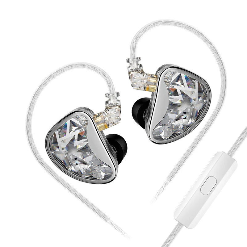 AS24 24BA Units Wired Earphone 12 Balanced Armature Drivers Hifi Sound Noise Cancelling 3.5Mm DJ Monitor Earbuds Sport Headset