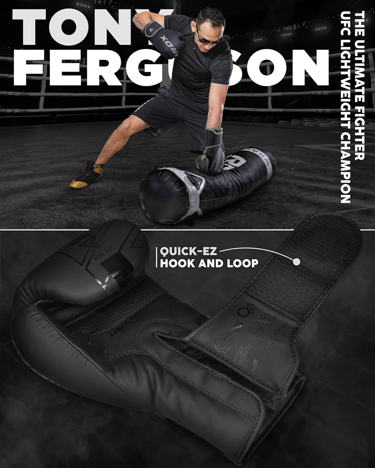 Boxing Gloves, Pro Training Sparring, Maya Hide Leather, Muay Thai MMA Kickboxing, Men Women Adult, Heavy Punching Bag Focus Mitts Pads Workout, Ventilated Palm, Multi Layered, 8 10 12 14 16 18 Oz