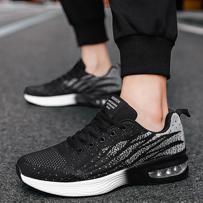 TENGOO Outdoors Mesh Material Breathable Anti-Slip Lightweight Sport Shoes Air Shoes for Running Basketball Workout Gym