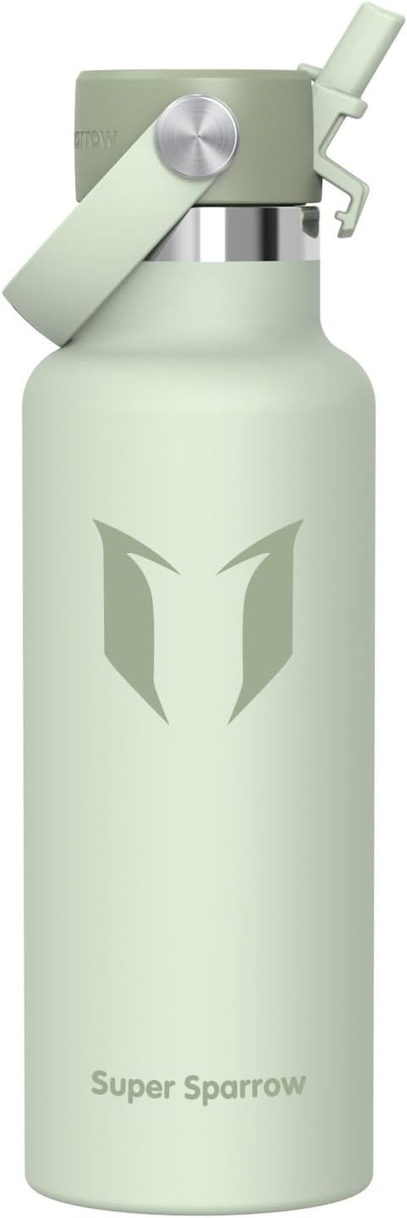 Sparrow Insulated Water Bottle - 350Ml/500Ml/750Ml/1L/1.2L - Flipflow Metal Water Bottles with Straw Lid - BPA Free - Leakproof Stainless Steel Flask for Sport, Gym, School, Outdoor, Travel