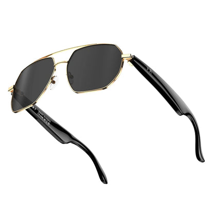 W100C Bluetooth AI Translator Smart Glasses Real-Time 163 Languages Translation IP67 Waterproof UV400 Protection Chatgpt 4.0 Touch Control ENC Noise Cancellation Sports Sunglasses